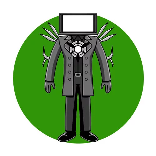 Цветной вариант раскраски титан тв мэн скибиди туалет