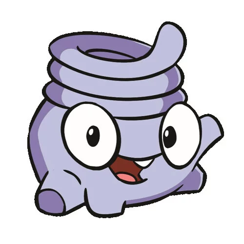 Цветной вариант раскраски тося из ам-няма