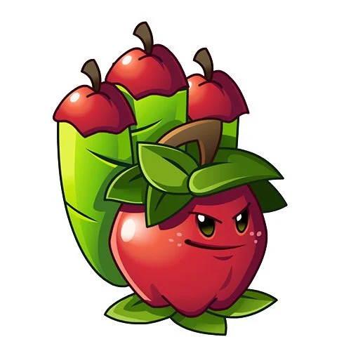 Цветной вариант раскраски яблочный миномет, часть 2