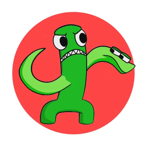 Цветной пример раскраски зеленый змея радужные друзья