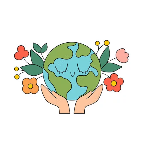 Цветной вариант раскраски земля в наших руках