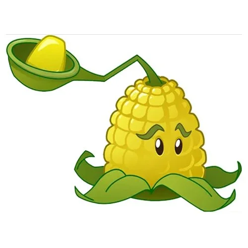 Цветной вариант раскраски зерновая кукуруза