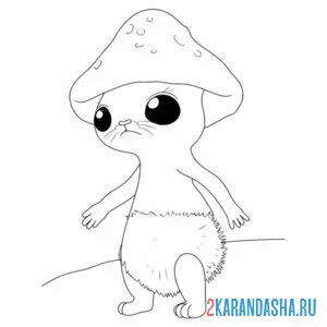 Раскраска шайлушай малыш