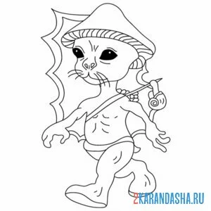 Раскраска шайлушай взрослый