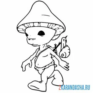 Раскраска шайлушай ушел