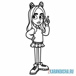 Раскраска риви