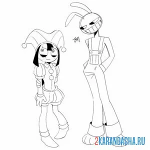 Раскраска джек деловой и помни