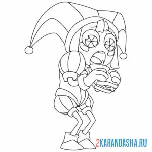 Раскраска помни голод