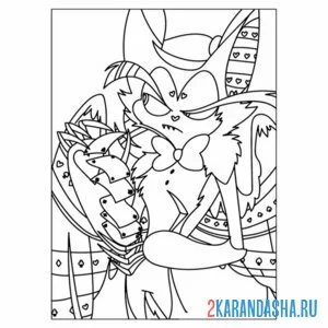 Раскраска отель хазбин