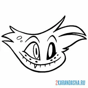 Раскраска энджел даст голова