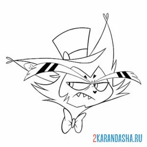 Раскраска husk 	отель хазбин