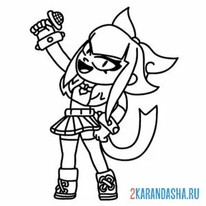 Раскраска браво старс мелоди