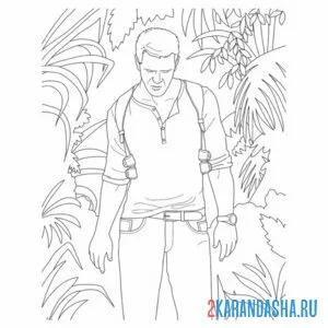 Раскраска гта (gta) персонаж