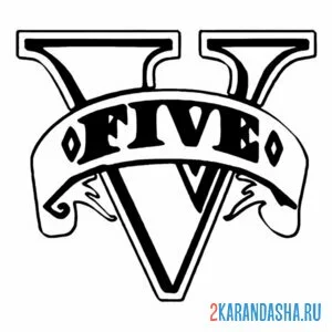 Раскраска гта (gta) v