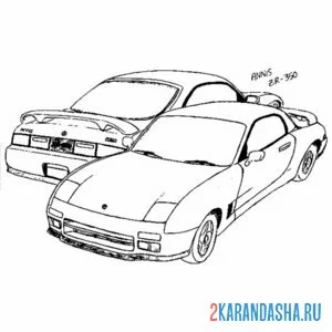 Раскраска старый авто гта (gta)