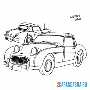 Раскраска супер редкая машина гта (gta)