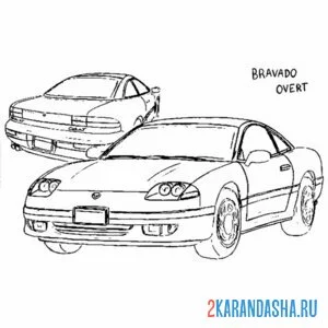 Раскраска ретро гта (gta)