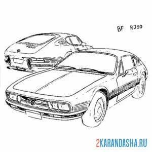 Раскраска раритет гта (gta)