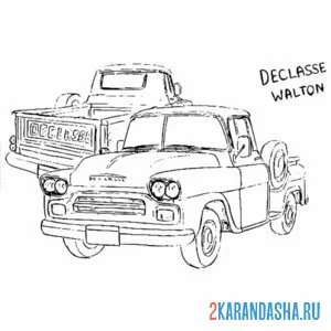 Раскраска гта (gta) ретро