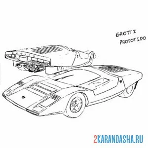 Раскраска быстрая тачка гта (gta)