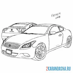 Раскраска машинка гта (gta)