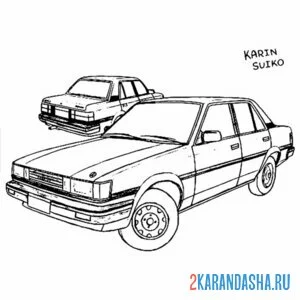 Раскраска машина ретро стар гта (gta)