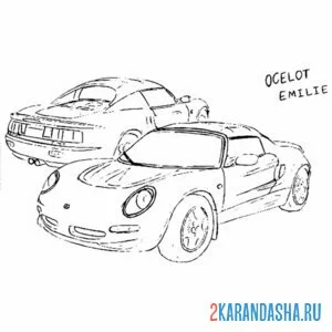 Раскраска гта (gta) авто