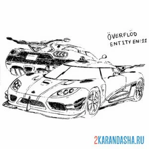 Раскраска гта (gta) автомобиль