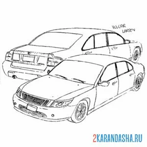 Раскраска машина гта (gta) городская