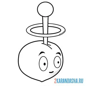 Раскраска зомби против растений 2 нектарин