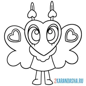 Раскраска флаттер мир денди