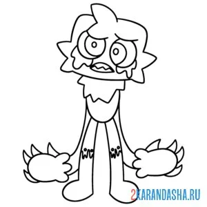 Раскраска мир денди упс