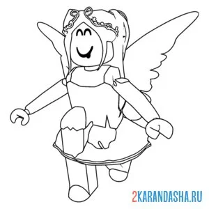 Раскраска 99 ночей в лесу фея