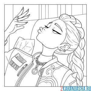 Раскраска мира думает кей-поп-охотницы на демонов хантрикс