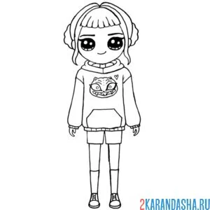 Раскраска зои персонаж хантрикс