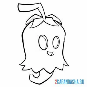 Раскраска призрачный перец