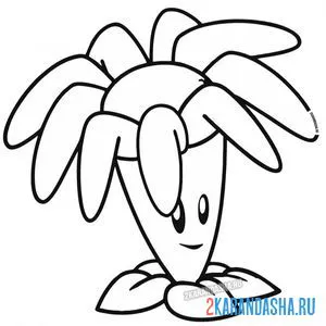 Раскраска цветущий бумеранг