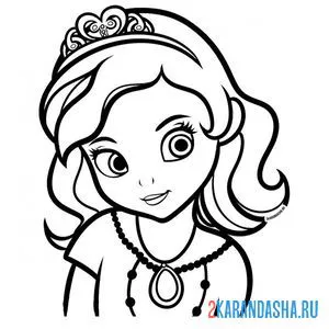 Раскраска портрет