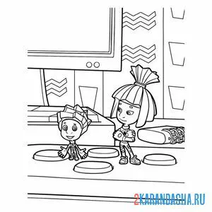 симка и нолик подбирают код