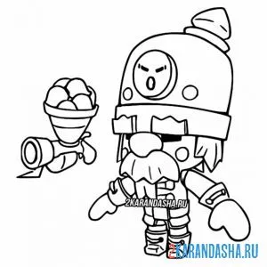 Раскраска щелкунчик гейл