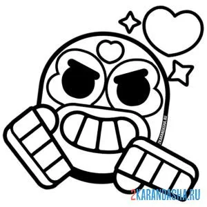 Раскраска эль корасон пин особый