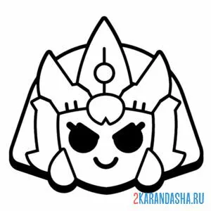 Раскраска императрица бонни