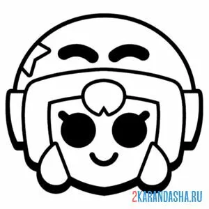 Раскраска бонни обычная