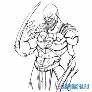 Раскраска барака