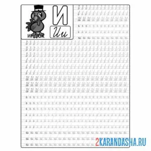 Раскраска строчная и заглавная прописная буква и