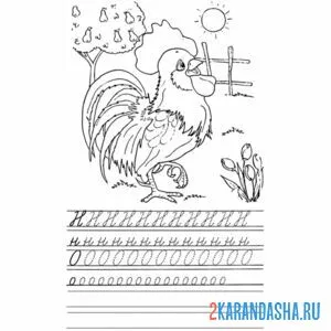 строчная и заглавная буква н