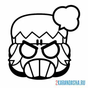 Раскраска бастер гнев