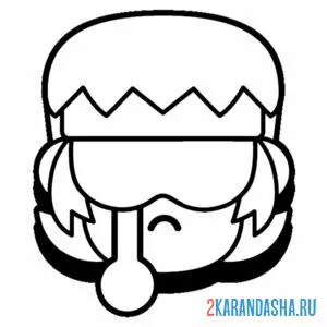 Раскраска бастер грусть