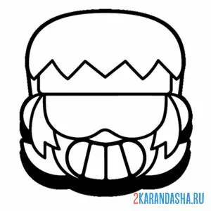 Раскраска бастер радость