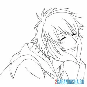 Раскраска аниме персонаж парент